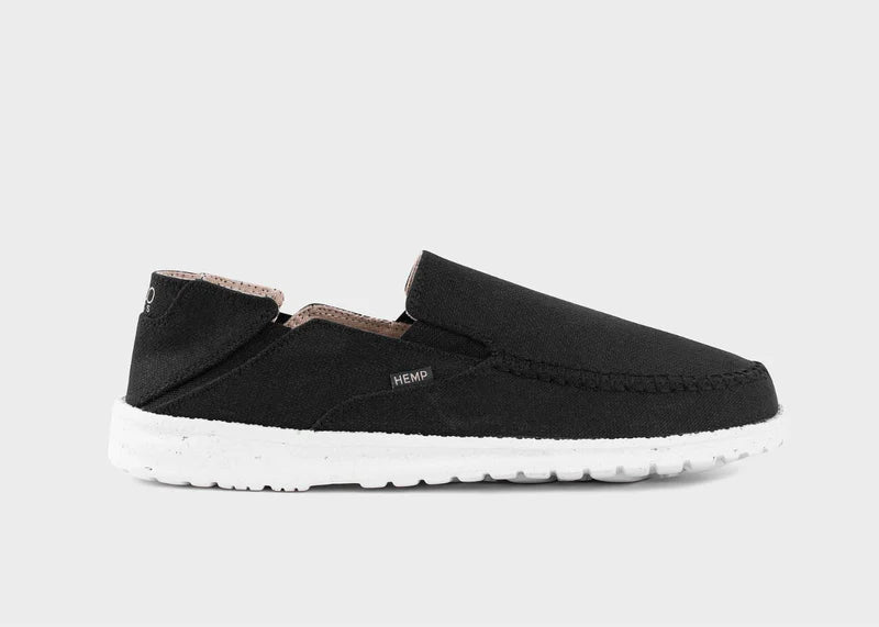 SunSlide Hemp Slip-on for Women | Black