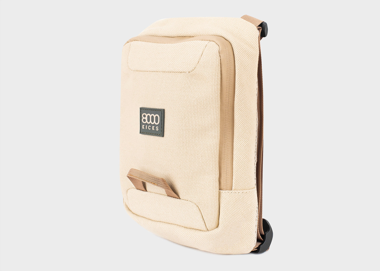 Front/Shoulder Bag - Beige / Green / Black