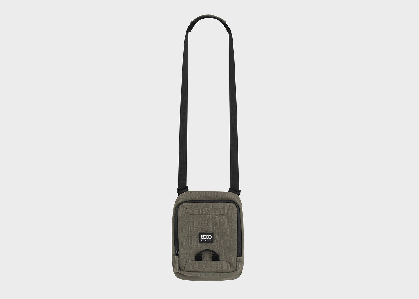 Front/Shoulder Bag - Beige / Green / Black