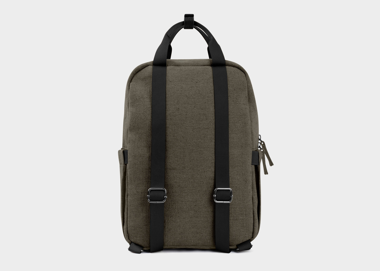 Hemp Backpack in Dark Green - 15L