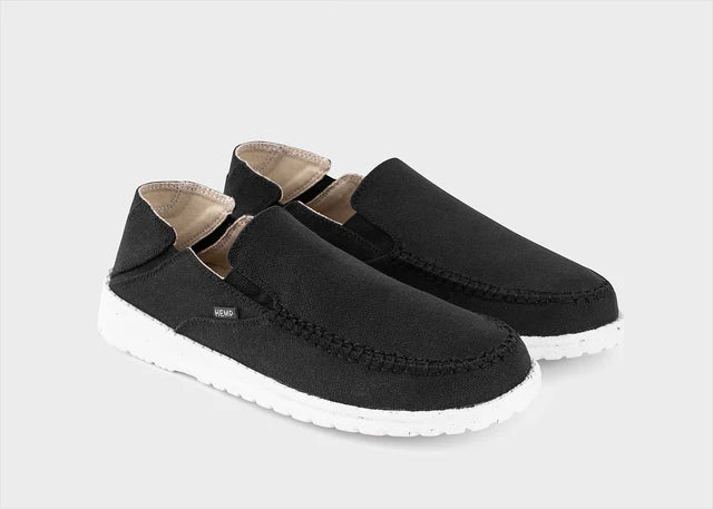 SunSlide Hemp Slip-on for Women | Black